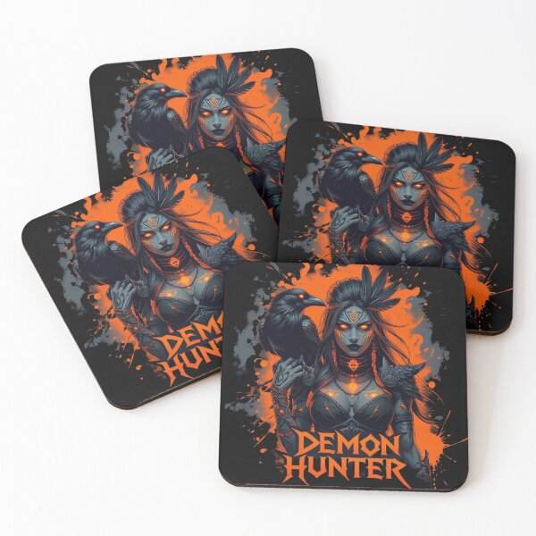 Item preview, Demon Hunter Warrior – Dark Fantasy Tribal Gothic Art designed and sold by SPfashon.
