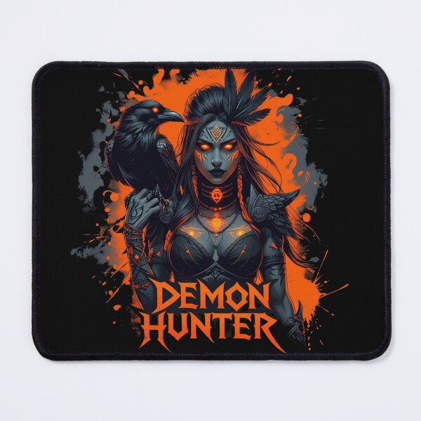 Item preview, Demon Hunter Warrior – Dark Fantasy Tribal Gothic Art designed and sold by SPfashon.