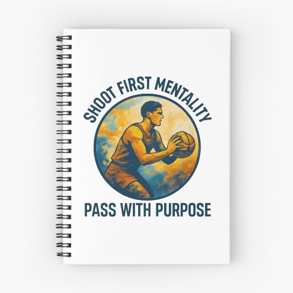 Item preview, Shoot First Mentality - Pass with Purpose - Basketball designed and sold by inkNext.