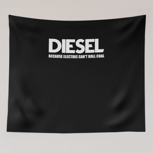 Item preview, Diesel Because Electric Can't Roll Coal  designed and sold by TeeTimeGuys.