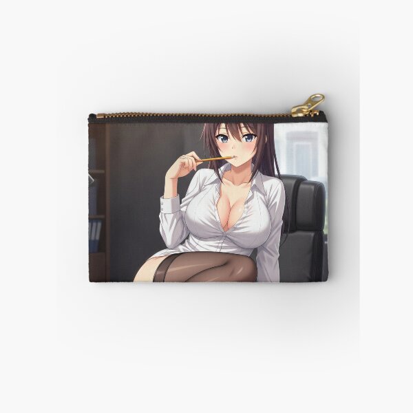 Item preview, A Pensive Office Waifu Waits in Her Office designed and sold by GerwantSHOP.