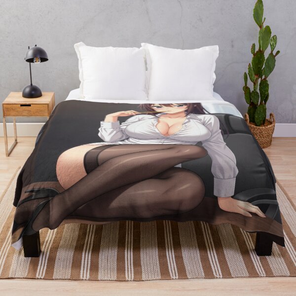 Artikelvorschau, Eine nachdenkliche Büro-Waifu wartet in ihrem Büro entworfen und verkauft von GerwantSHOP.