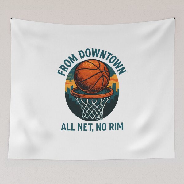 Item preview, Title From Downtown - All Net, No Rim - Basketball designed and sold by inkNext.