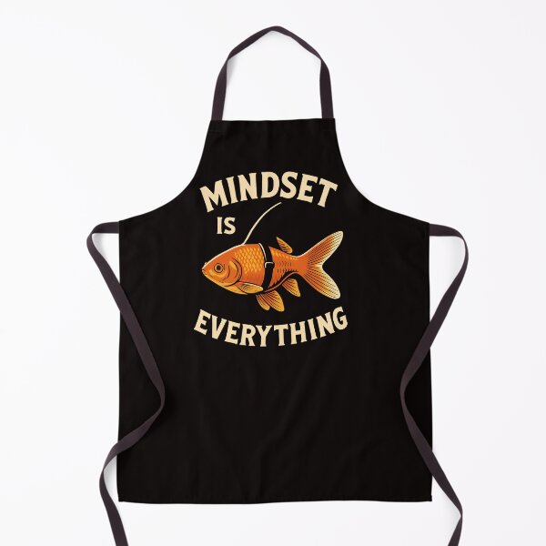 Item preview, Mindset is Everything Goldfish Shark Funny Motivational Big Fish Motivational designed and sold by Logiamerch.