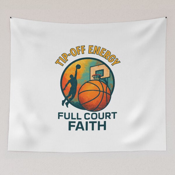 Item preview, Tip-Off Energy - Full Court Faith - Basketball designed and sold by inkNext.