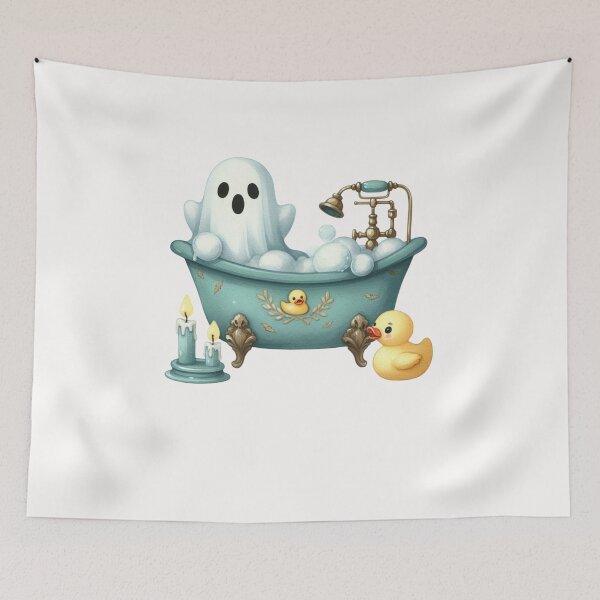 Item preview, Funny Retro Halloween Ghost  designed and sold by facegm.