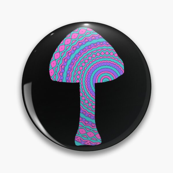 Item preview, Geometric Mushroom Hypnosis - Funky Mushroom designed and sold by SCArtAndGames.