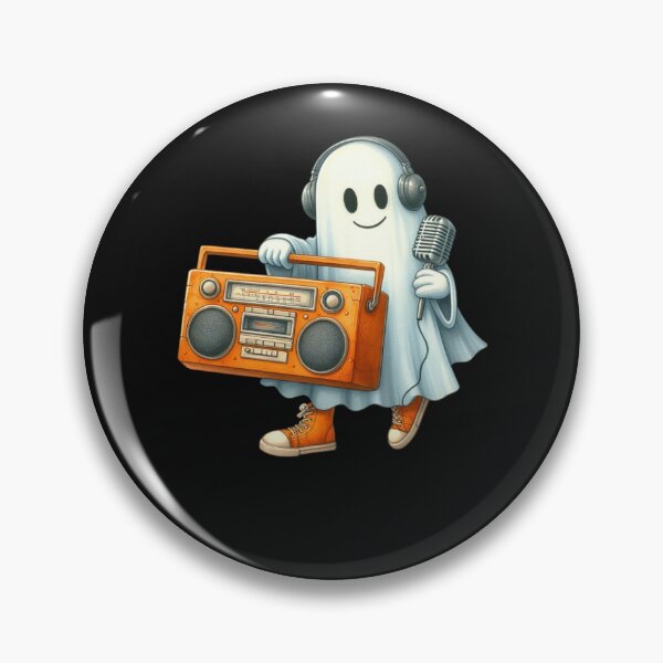 Item preview, Funny Retro Halloween Ghost  designed and sold by facegm.
