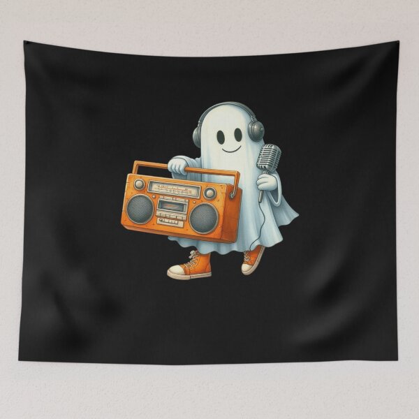 Item preview, Funny Retro Halloween Ghost  designed and sold by facegm.