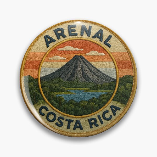 Item preview, Arenal Glow – Volcano, Lake & Tropical Sunset designed and sold by Girih.