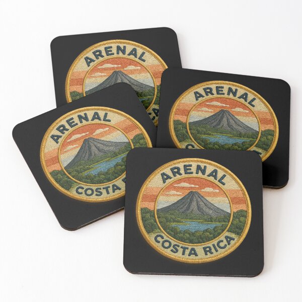 Item preview, Arenal Glow – Volcano, Lake & Tropical Sunset designed and sold by Girih.