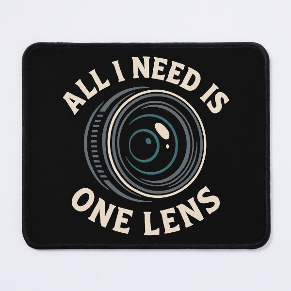 Item preview, All I Need Is One Lens Photography Graphic Unisex Apparel designed and sold by ThreadQuirk.