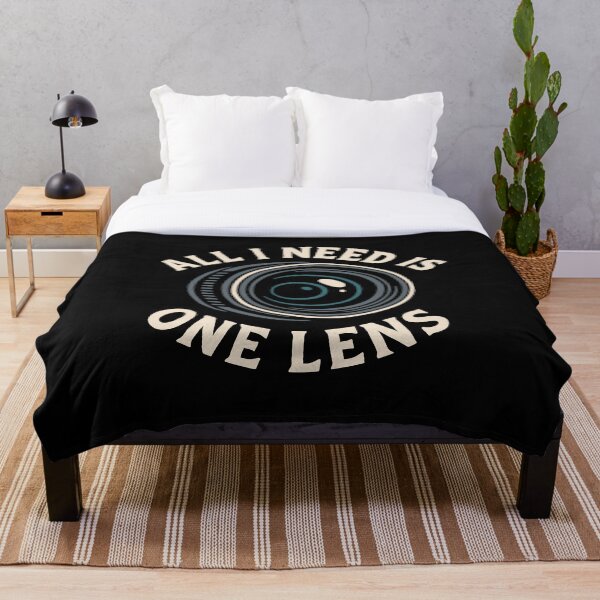Item preview, All I Need Is One Lens Photography Graphic Unisex Apparel designed and sold by ThreadQuirk.