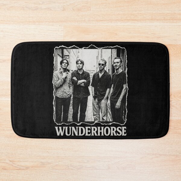 Item preview, Wunderhorse Poster – Grunge Style Black & White Design designed and sold by JayceTucker89.