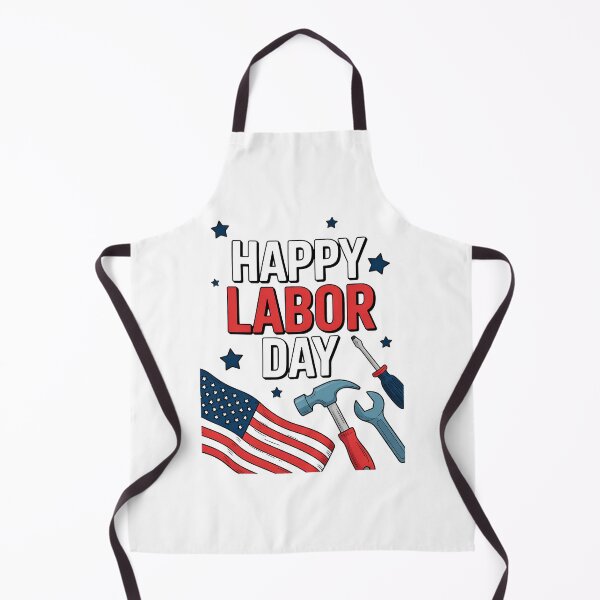 Item preview, Happy Labor Day Worker Labor Day Decoration American Flag US designed and sold by BakeryDozen.