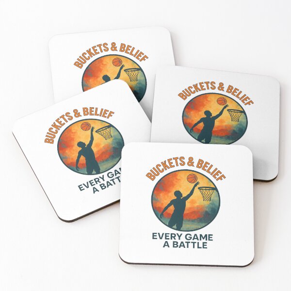 Item preview, Buckets & Belief - Every Game a Battle - Basketball designed and sold by inkNext.