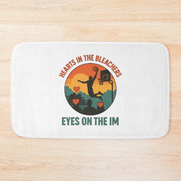 Item preview, Hearts in the Bleachers - Eyes on the Rim - Basketball designed and sold by inkNext.