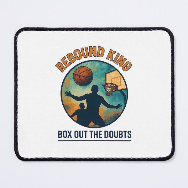 Item preview, Rebound King - Box Out the Doubts - Basketball designed and sold by inkNext.