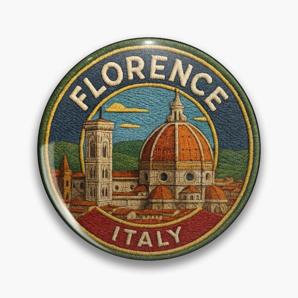 Item preview, Florence Majesty – Duomo, Hills & Sky Patch designed and sold by Girih.