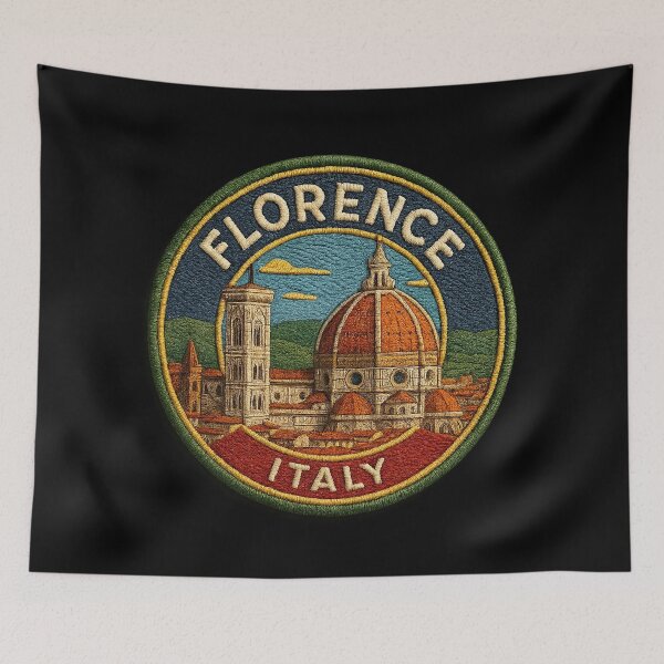 Item preview, Florence Majesty – Duomo, Hills & Sky Patch designed and sold by Girih.