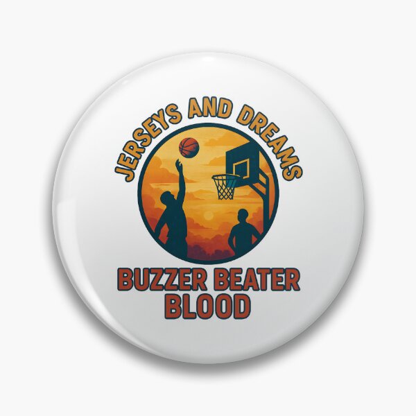 Item preview, Jerseys and Dreams - Buzzer Beater Blood - Basketball designed and sold by inkNext.