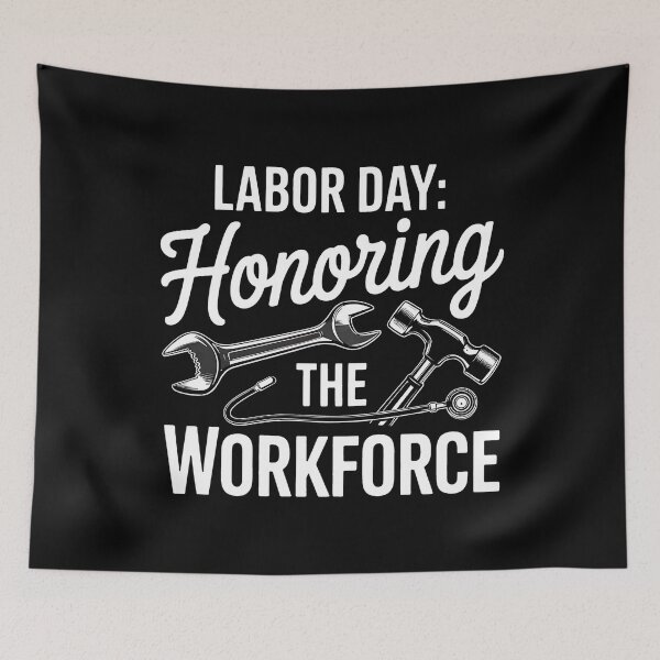 Item preview, Honoring The Workforce - Labor Day Skilled Union Worker designed and sold by BakeryDozen.