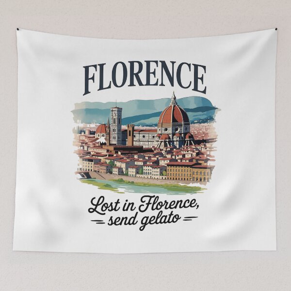Item preview, Lost in Florence - The spirit of Italy - The Italy spirit - Simply Italy - The home of Italy - Long live Italy - Funky Italy - The joy of Italy designed and sold by JansenGS.