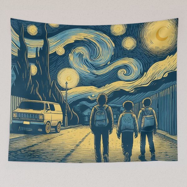 Item preview, Illustration inspired by  and Van Gogh's style of art designed and sold by ArtwaveEmporium.