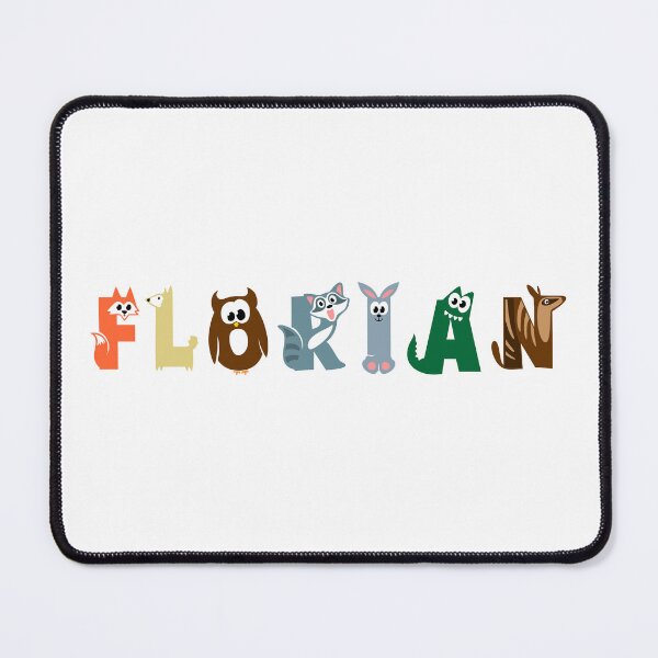 Item preview, Florian Name Animal Letters designed and sold by your-name-hero.