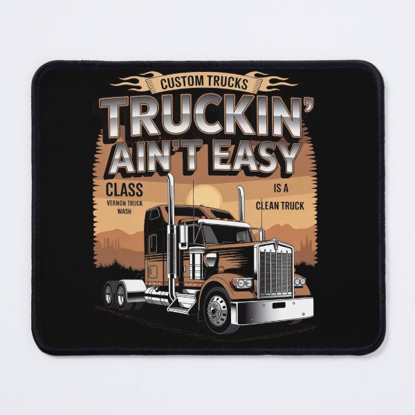 Item preview, Truckin' ain't easy - American truckers - American truck yeah - Road warrior - Trucking and chucklin - Trucking compagny - Highway king - Diesel dreams - Road beast - Truck yeah designed and sold by JansenGS.