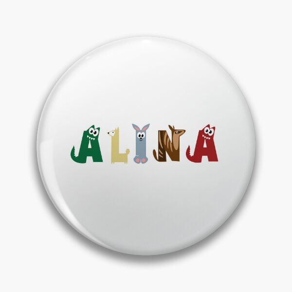 Item preview, Alina Name Animal Letters designed and sold by your-name-hero.
