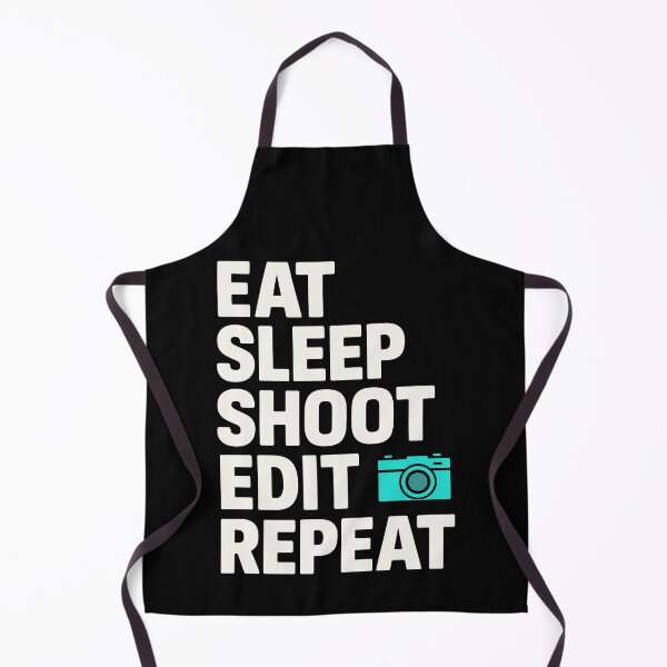 Item preview, Eat Sleep Shoot Edit Repeat Graphic T-Shirt for Photographers designed and sold by ThreadQuirk.