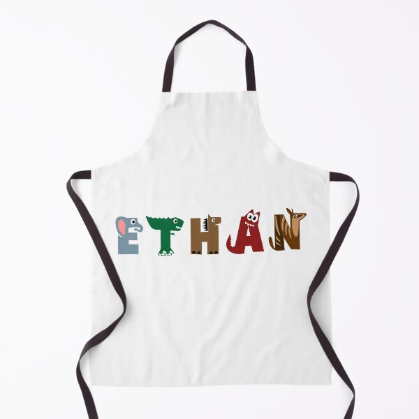 Item preview, Ethan Name Animal Letters designed and sold by your-name-hero.