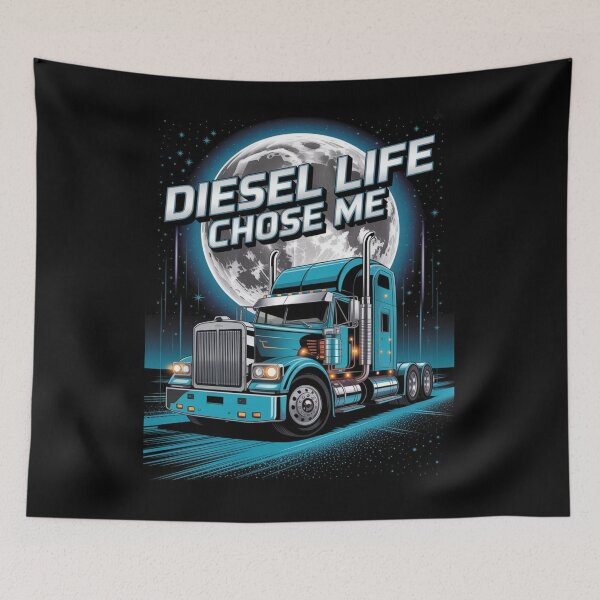 Item preview, Diesel life chose me - Diesel makes me happy - Highway truck - Keep trucking - Chrome dreams - Asphalt cowboy - Truck stop - Truck driver - American trucking designed and sold by JansenGS.