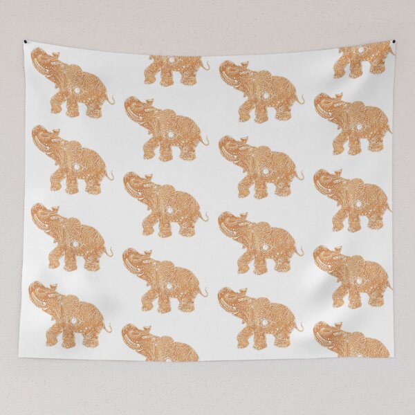 Item preview, Mandala Elephant Joy designed and sold by AlisaArtDecor.
