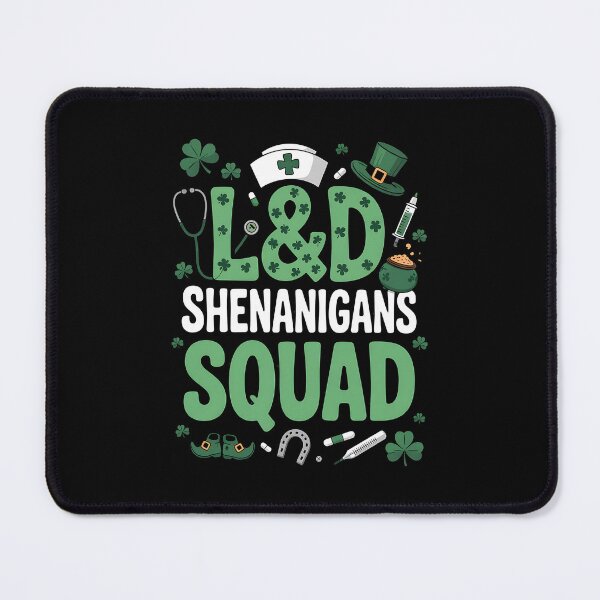 Item preview, L&D Shenanigans Nurse Crew Labor & Delivery St Patricks Day designed and sold by BakeryDozen.