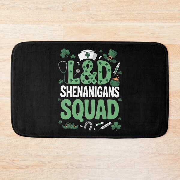 Item preview, L&D Shenanigans Nurse Crew Labor & Delivery St Patricks Day designed and sold by BakeryDozen.