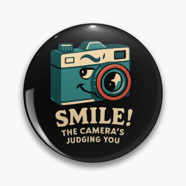 Item preview, Smile! The Camera's Judging You Unisex Graphic Shirt designed and sold by ThreadQuirk.