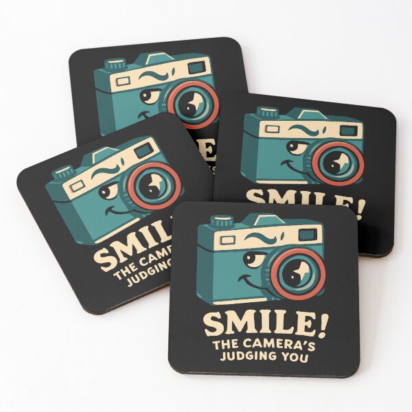 Item preview, Smile! The Camera's Judging You Unisex Graphic Shirt designed and sold by ThreadQuirk.