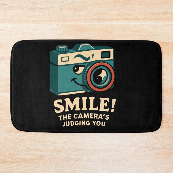 Item preview, Smile! The Camera's Judging You Unisex Graphic Shirt designed and sold by ThreadQuirk.