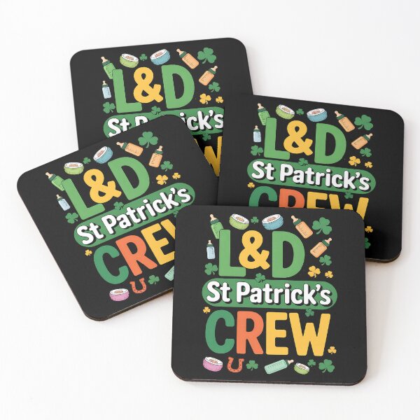 Item preview, L&D St Patricks Crew Labor And Delivery St Patrick's Day designed and sold by BakeryDozen.