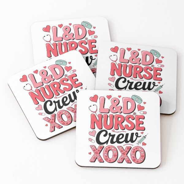 Item preview, L&D Valentines Nurse Crew Labor and Delivery Valentines Day designed and sold by BakeryDozen.