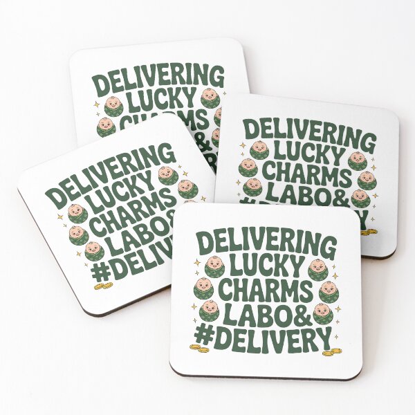 Item preview, Labor & Delivery Lucky Charm Nurse Shamrock St Patrick's Day designed and sold by BakeryDozen.