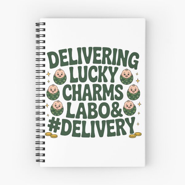Item preview, Labor & Delivery Lucky Charm Nurse Shamrock St Patrick's Day designed and sold by BakeryDozen.