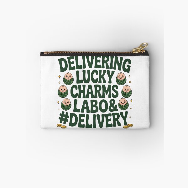 Item preview, Labor & Delivery Lucky Charm Nurse Shamrock St Patrick's Day designed and sold by BakeryDozen.