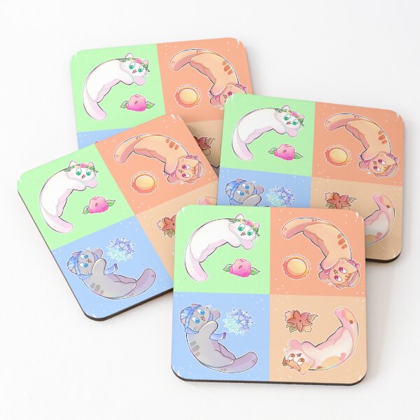 Item preview, Season Cats Illustration Set designed and sold by franzieart.