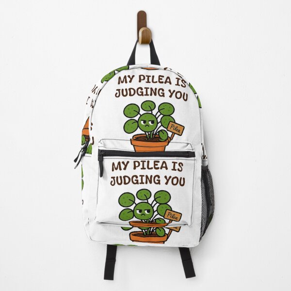 Item preview, My Pilea Is Judging You – Funny Houseplant Cartoon designed and sold by EdgyEdgeArt.