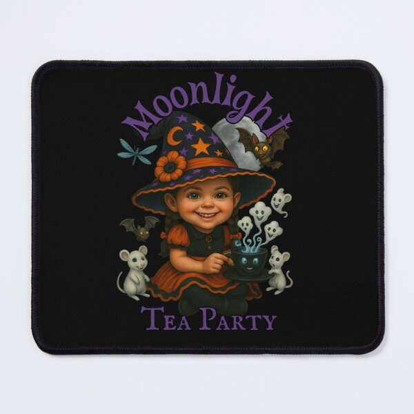 Item preview, Moonlit Witch Tea Party Scene designed and sold by CottonandQuill.