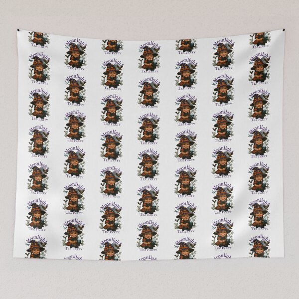 Item preview, Moonlit Witch Tea Party Scene designed and sold by CottonandQuill.