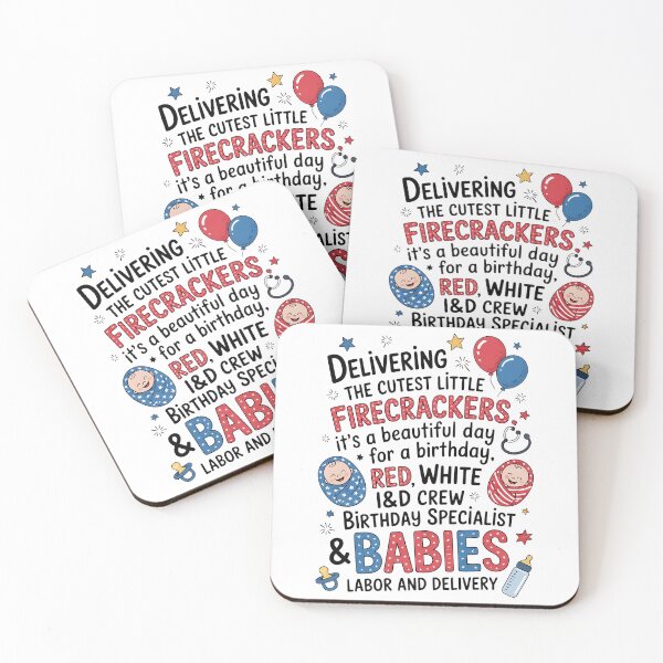 Item preview, Labor And Delivery Nurse Retro Independence Day 4th of July designed and sold by BakeryDozen.